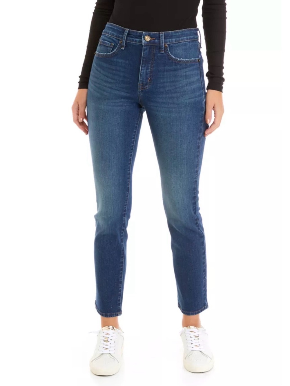 Sam Edelman High Rise Slim Straight-Leg Jeans